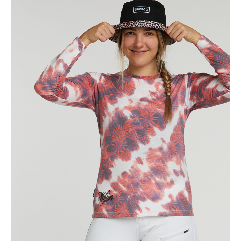 DHaRCO Women's Long Sleeve Tech Tee - Women's L - Pipe Dream