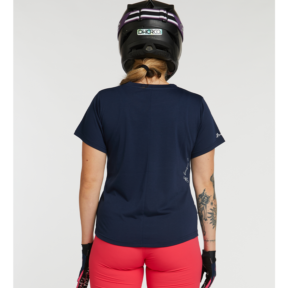 DHaRCO Women's Short Sleeve Tech Tee - Women's M - Neon Navy