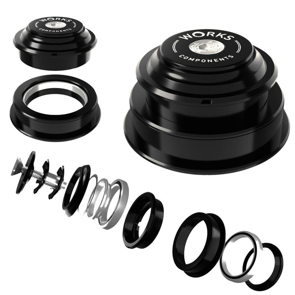 Slacker Slackening Headset Mtb Reverse DH Angle Spacer Headset+1-1