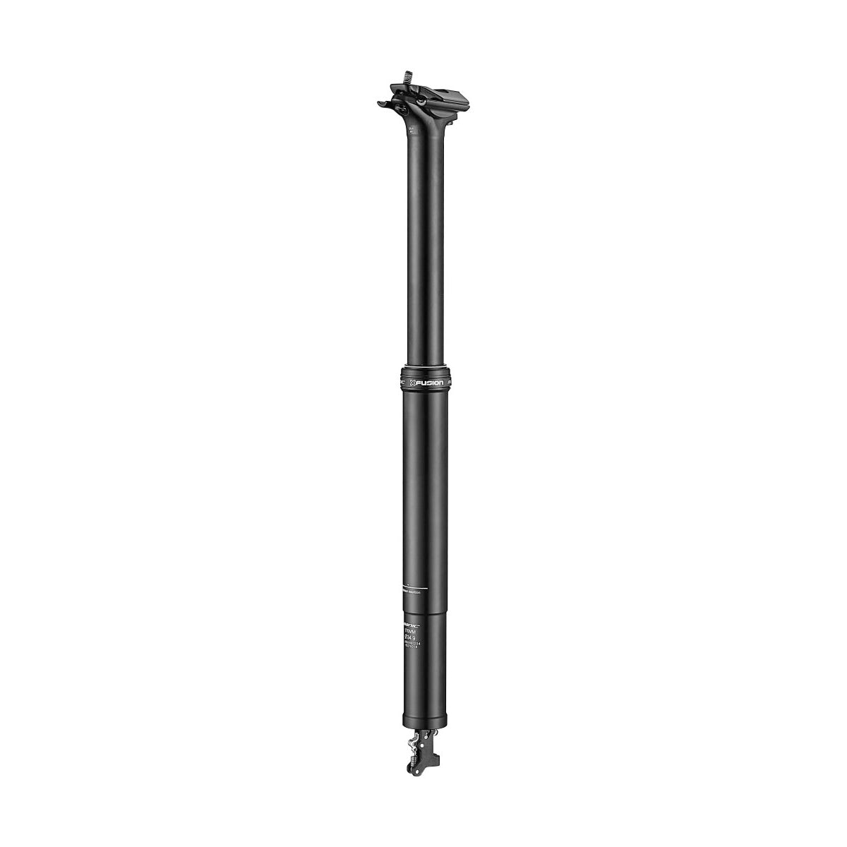 X-Fusion Manic Dropper Post - 1x Remote - Internal - Stealth - 34.9mm - 125mm - 375.5mm - 22.2mm Bar Clamp