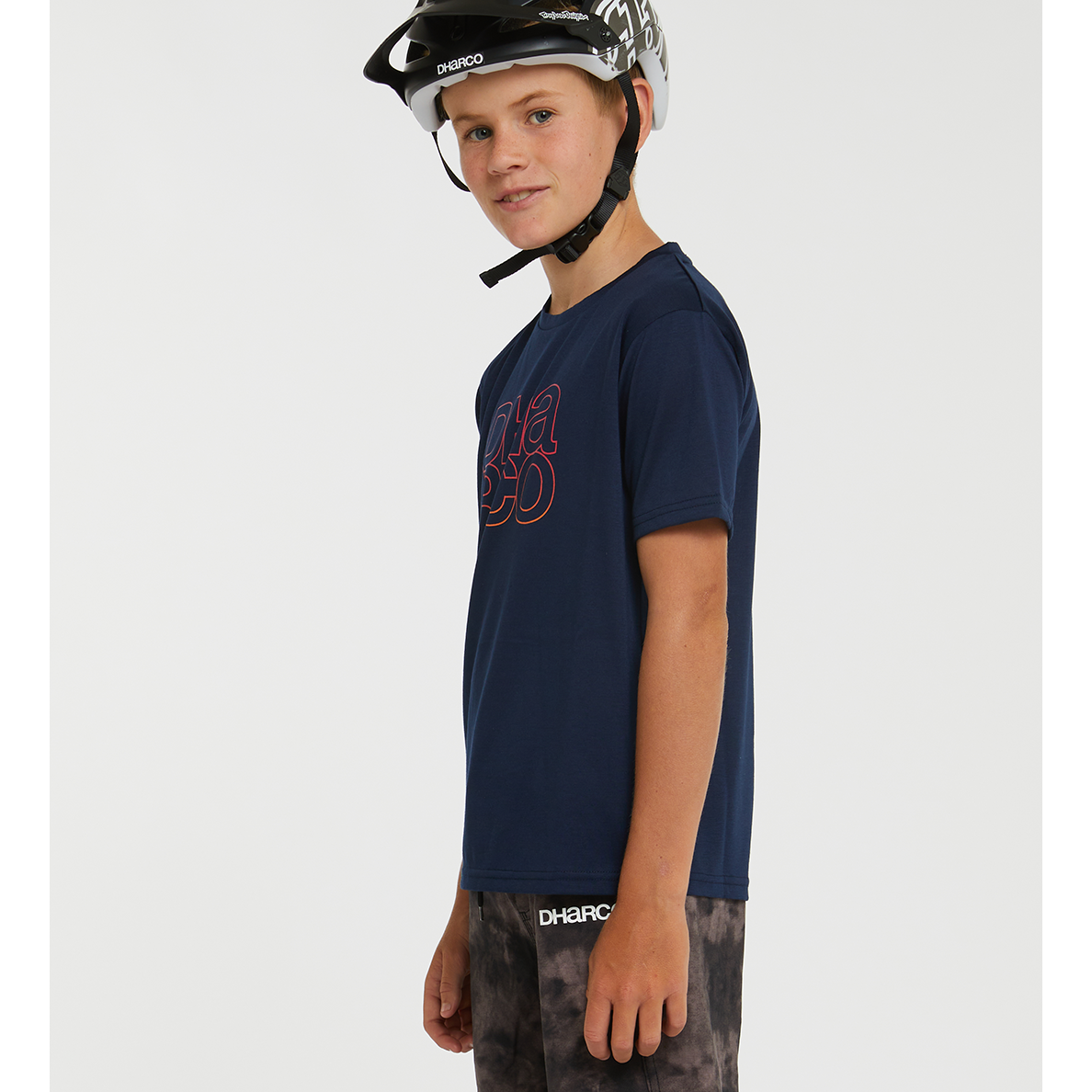 DHaRCO Youth Short Sleeve Tech Tee - Youth L - Neon Navy