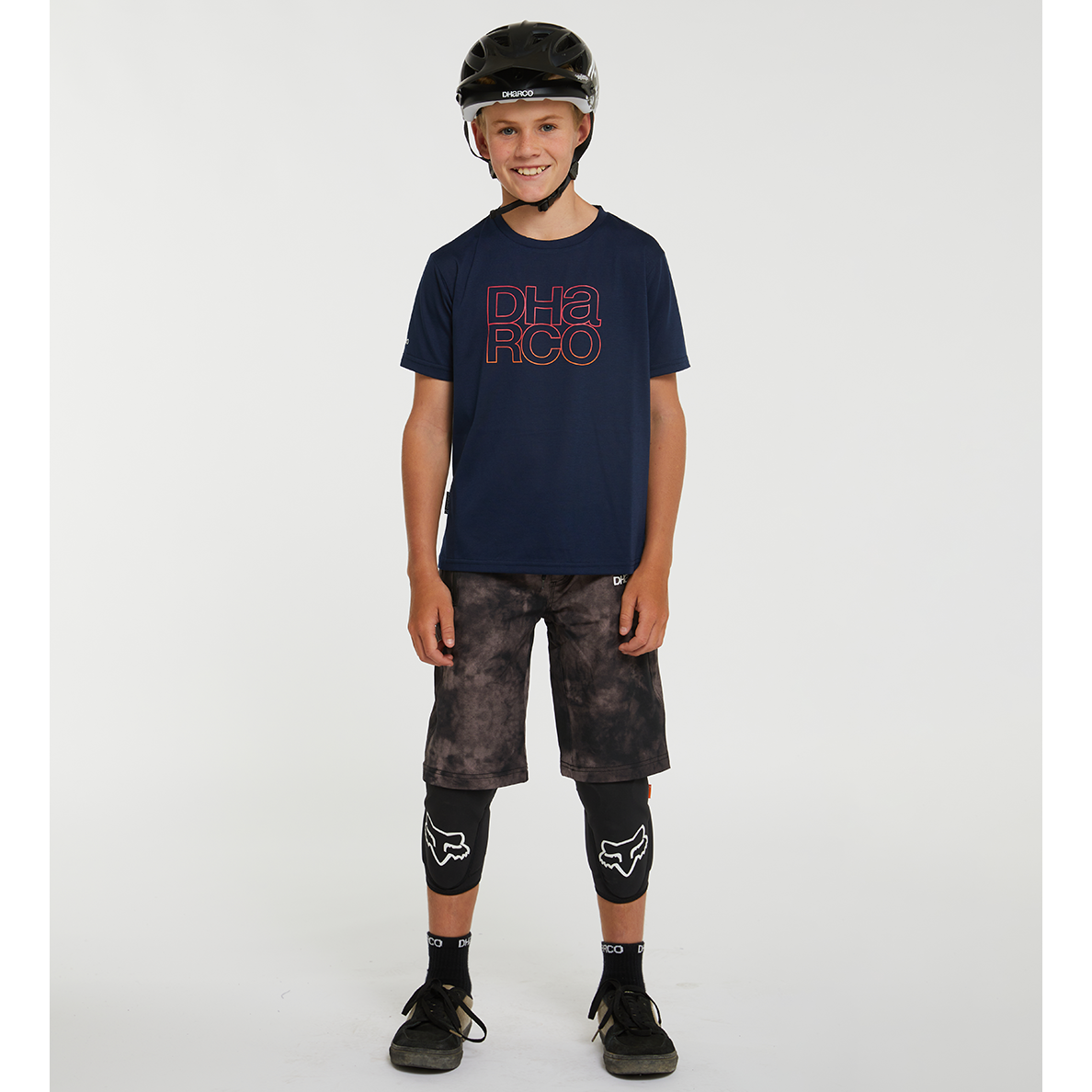 DHaRCO Youth Short Sleeve Tech Tee - Youth 2XL - Neon Navy