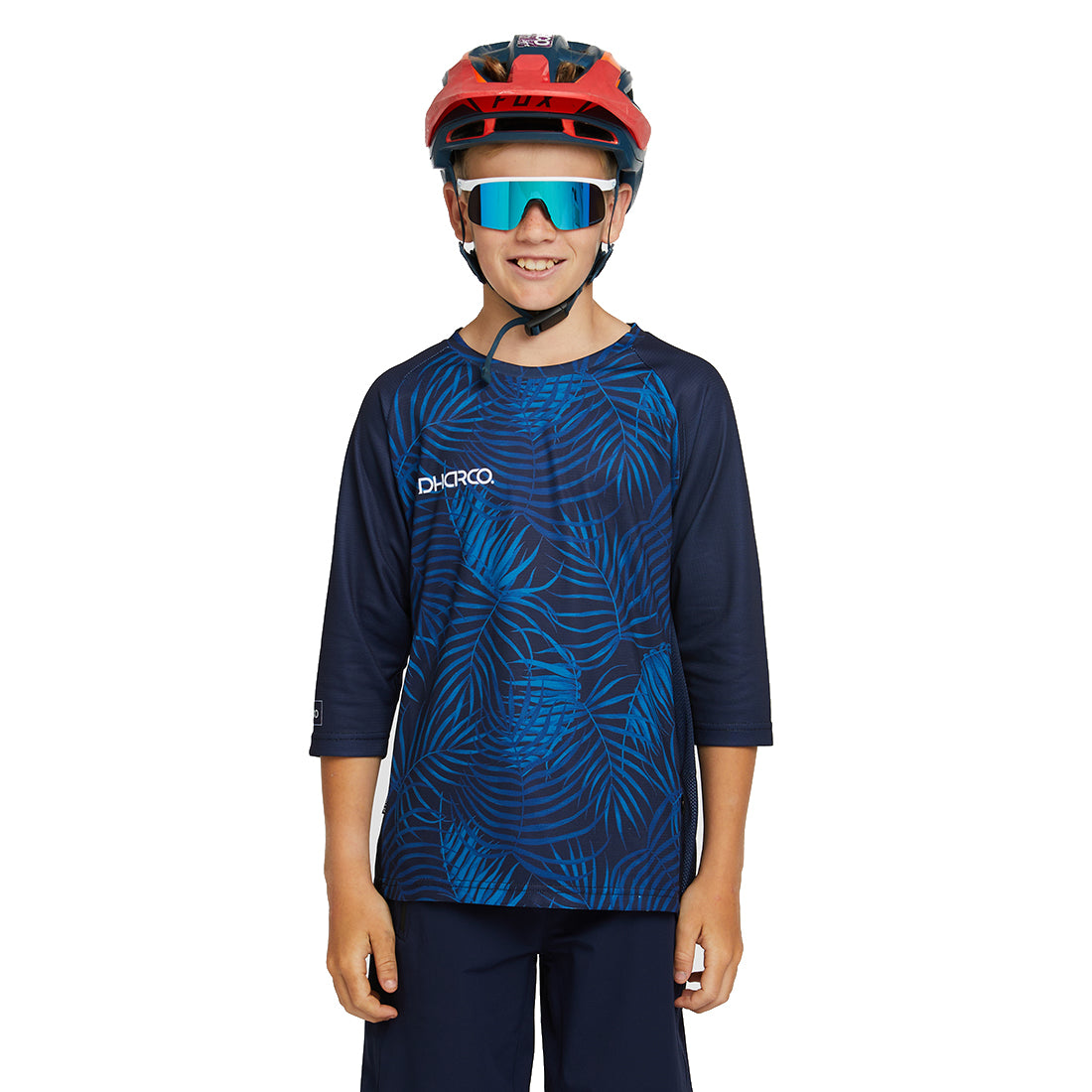 DHaRCO Youth 3-4 Sleeve Jersey - Youth S - Forbidden Blue