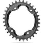 absoluteBLACK 4 Bolt Narrow Wide Chainring - 96 BCD - Shimano XTR 9000-9020 - Oval - Black - 9-12 Speed - 34T