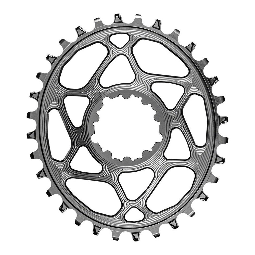 absoluteBLACK Direct Mount Narrow Wide Chainring - SRAM Direct Mount - 3mm Boost - Oval - Titanium - 9-12 Speed - 30T