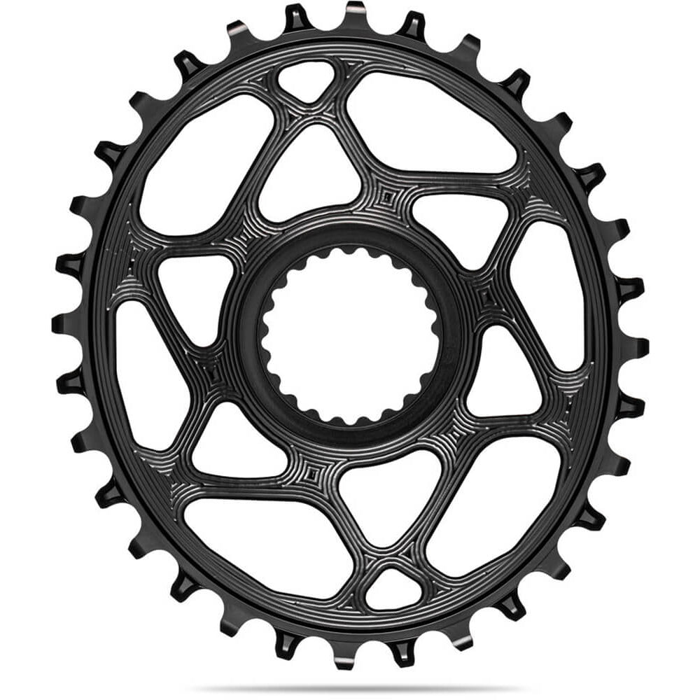 absoluteBLACK Direct Mount Narrow Wide Chainring - Shimano Direct Mount - Not Applicable - Oval - Black - 12 Speed Shimano - 34T