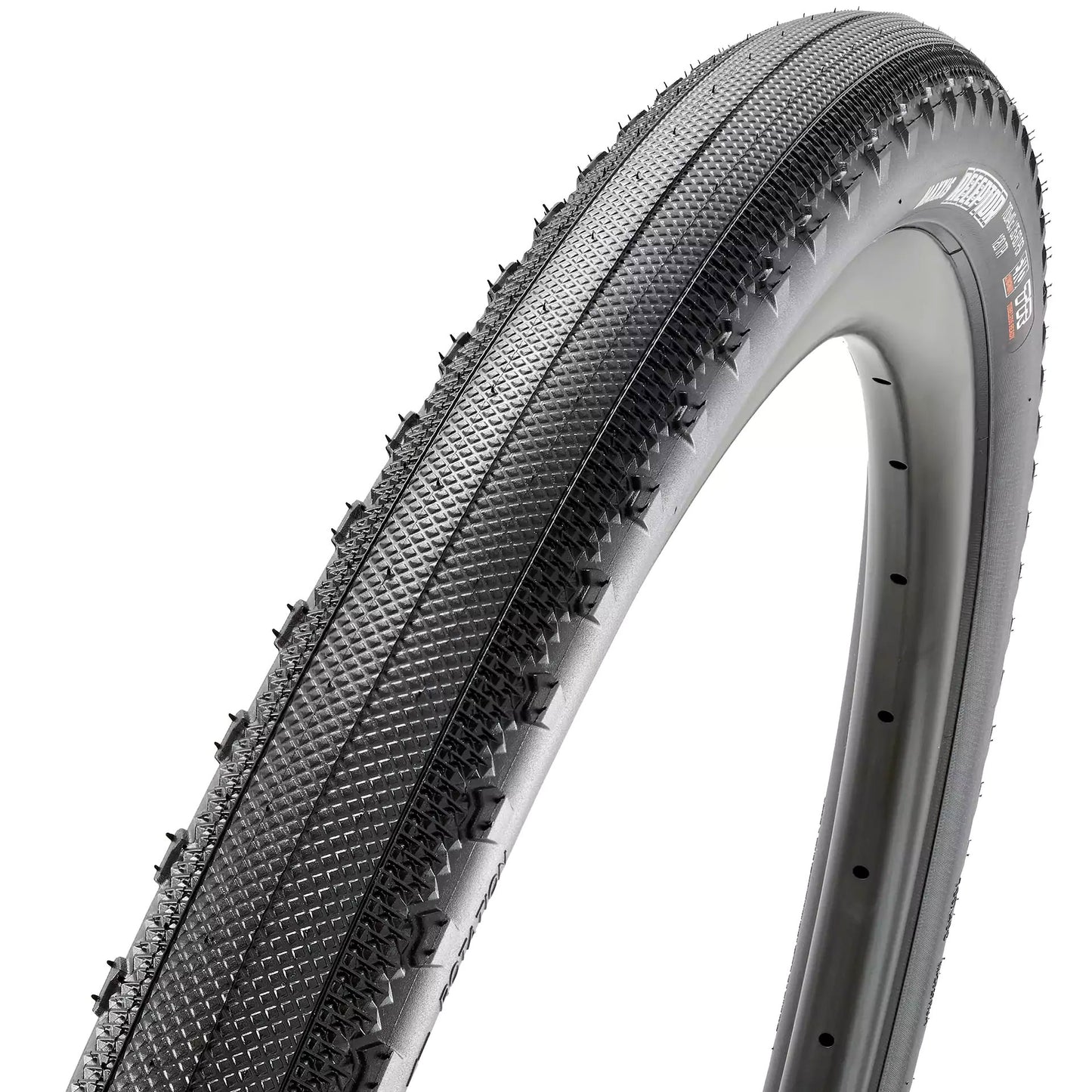 Maxxis Receptor Tyre - Black - TR Kevlar Folding - Maxx Shield - Single Compound - 40c - 700c
