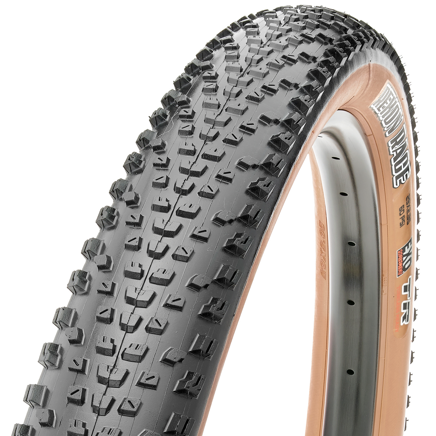 Maxxis Rekon Race Tyre - Dark Tan Wall - TR Kevlar Folding - EXO - Dual Compound - 2.25 Inch - 29 Inch