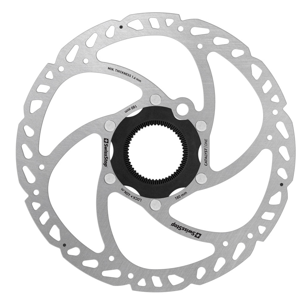 SwissStop Catalyst Centrelock Disc Brake Rotor - 180mm - Centrelock