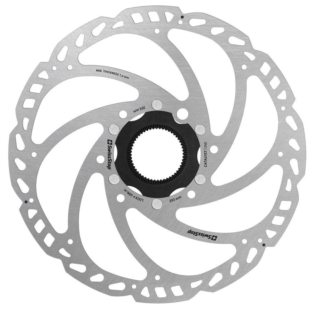 SwissStop Catalyst Centrelock Disc Brake Rotor - 203mm - Centrelock