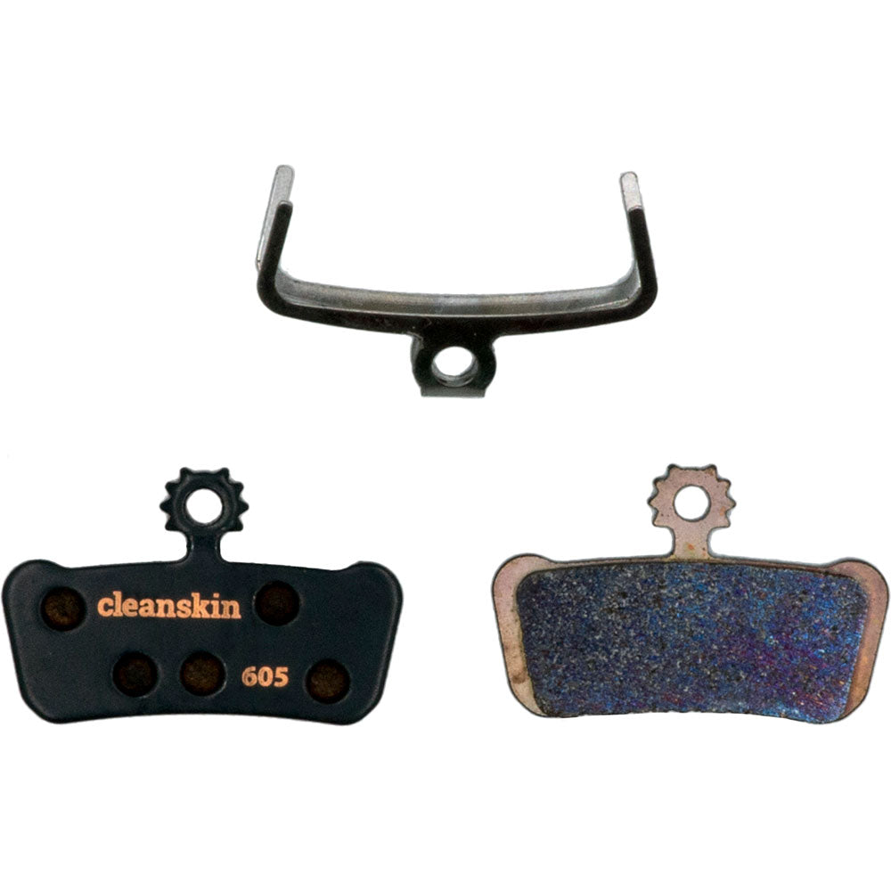 Cleanskin SRAM Guide And Elixir Trail Disc Brake Pads - Sintered - Metallic