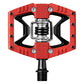 Crank Brothers Double Shot 3 Pedals - Red - Black