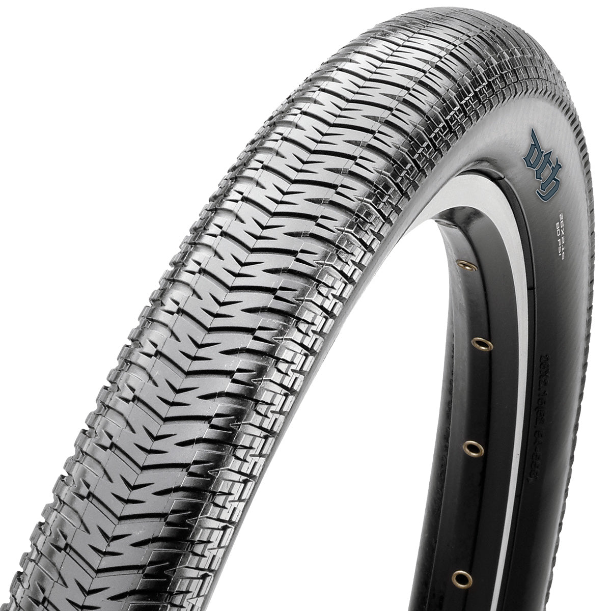 Maxxis DTH Tyre - Black - Wirebead - Single Ply - Dual Compound - 2.3 Inch - 26 Inch