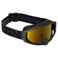 iXS Trigger Goggles - One Size Fits Most - Black - Mirror Gold Lens