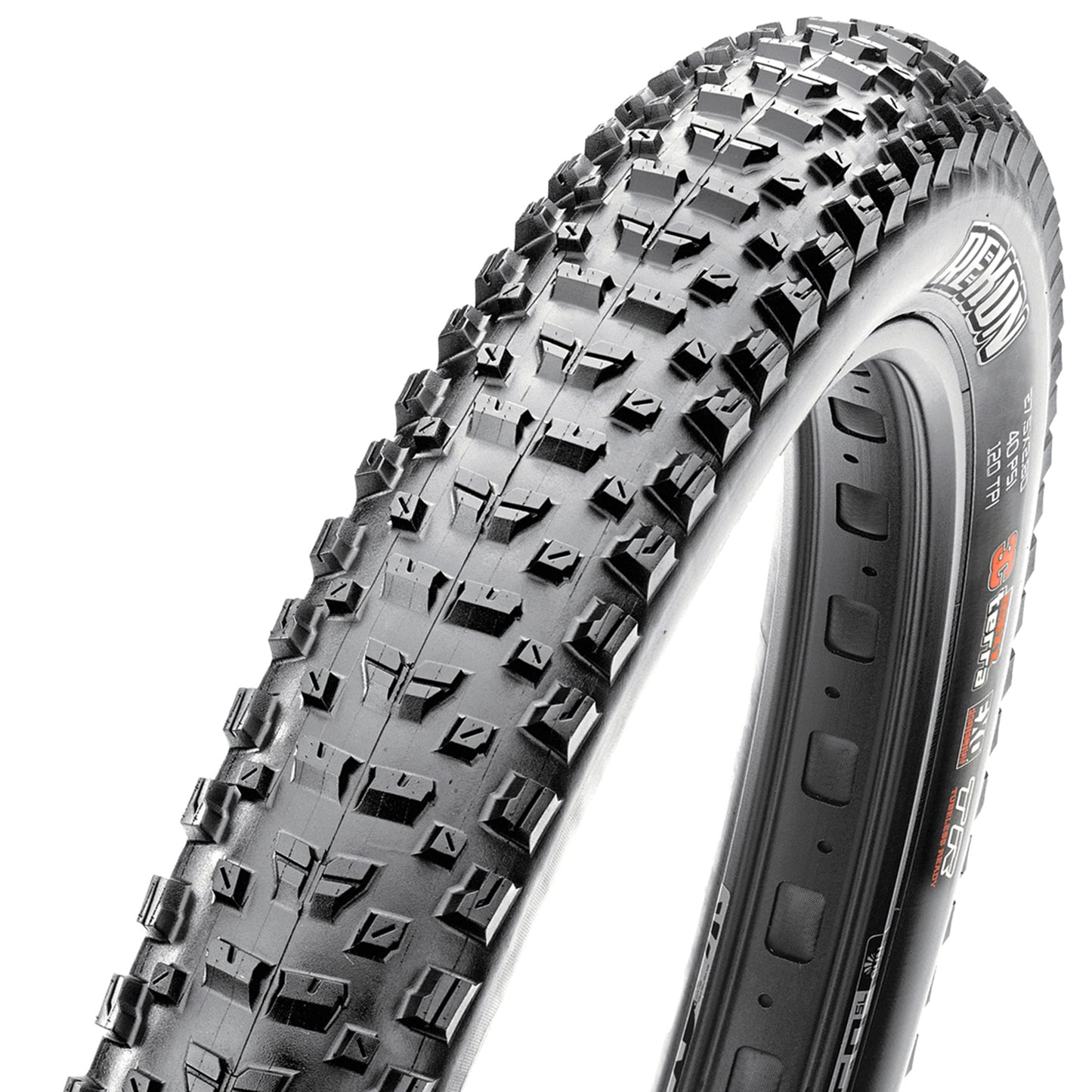 Maxxis Rekon Tyre - Black - Kevlar Folding - Single Ply - Single Compound - 2.2 Inch - 24 Inch