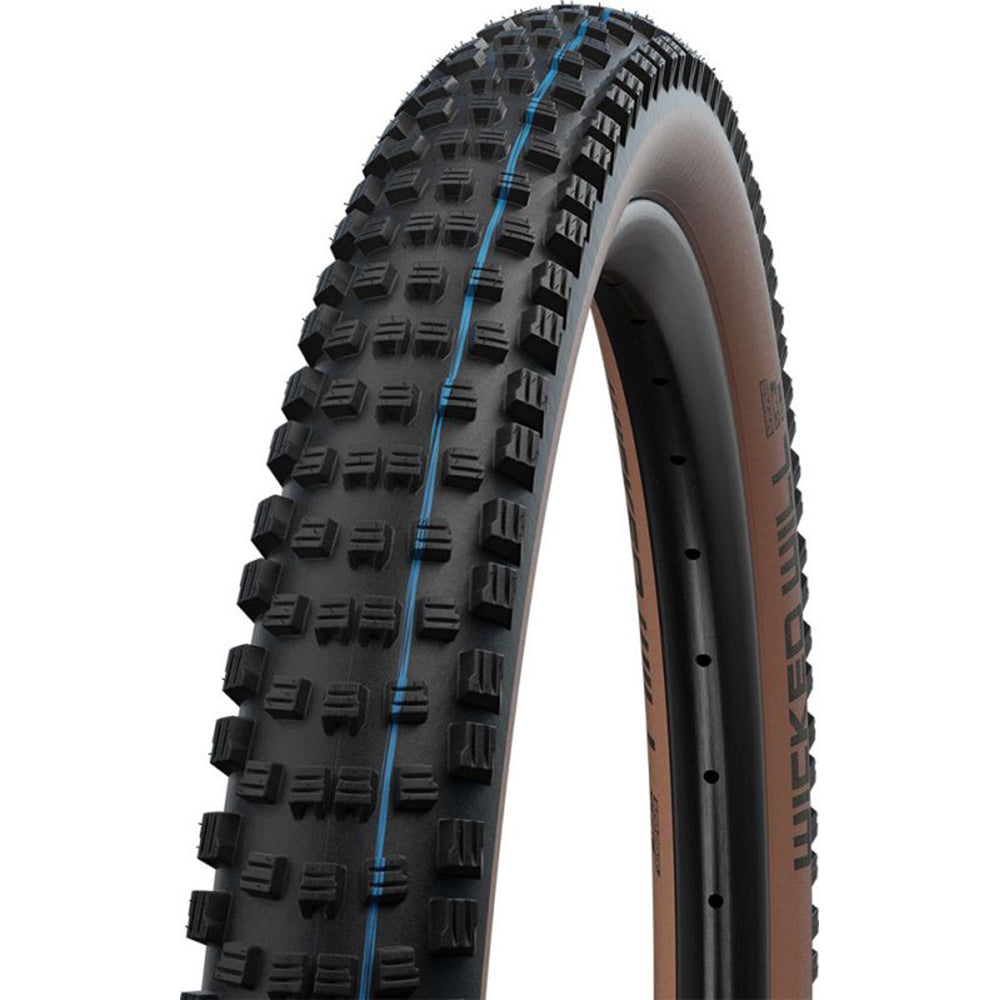 Schwalbe Wicked Will Tyre - Transparent Skin - TLE Kevlar Folding - Super Race - E-50 - Addix Speedgrip - EVO - 2.4 Inch - 29 Inch