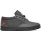 Etnies Jameson Mid Crank Flat Shoes - US 9.5 - Dark Grey - Black - Red