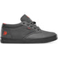 Etnies Jameson Mid Crank Flat Shoes - US 10.0 - Dark Grey - Black - Red