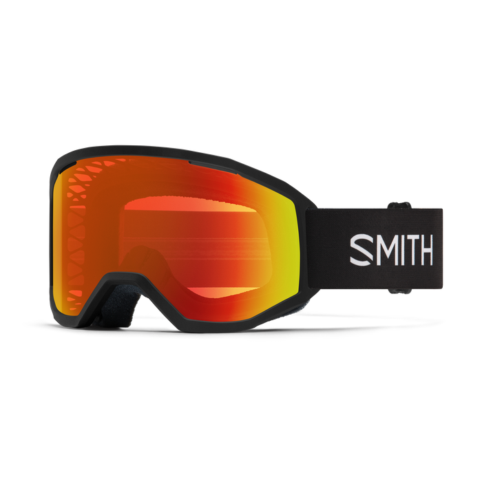 Smith Loam Goggles - One Size Fits Most - Black - Red Mirror Lens